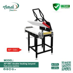 AP-5BC double heating lanyard heat press machine