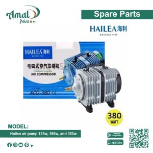 Hailea air pump 135w, 165w, and 380w