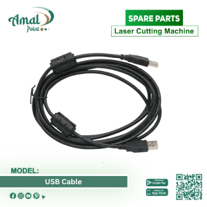 High-Speed Industrial USB Data Cable for Laser Cutting Machine (with EMI Filter)