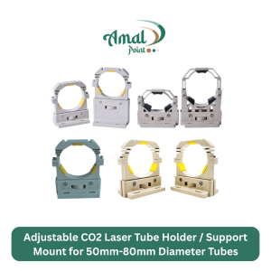 Adjustable CO2 Laser Tube Holder / Support Mount for 50mm-80mm Diameter Tubes